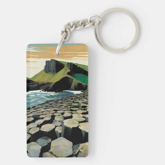 Giant's Causeway Sleutelhanger (achterkant)
