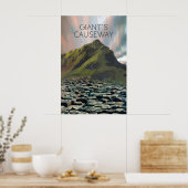 Giants Causeway Travel Poster (Cuisine)