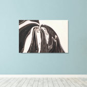 Giants Feeding | De beste Abstracte opmaak Canvas Afdruk (Insitu (Houten vloer))