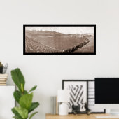 Giants Pirates Polo Grounds Baseball Foto 1905 Poster (Thuiskantoor)