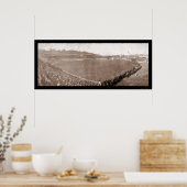 Giants Pirates Polo Grounds Baseball Foto 1905 Poster (Keuken)