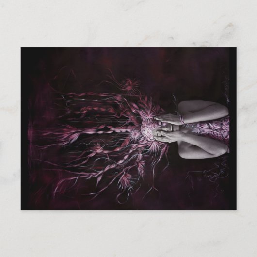 GIAWIL Roze Briefkaart (Voorkant)