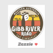 Gibb River Road, Sticker pour l'Australie occident (Feuille)