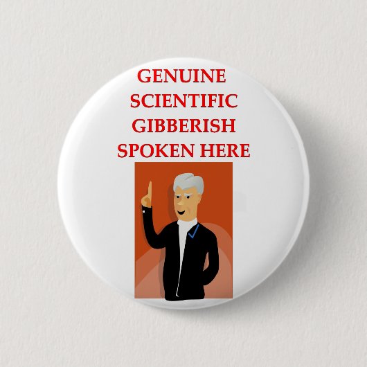 gibberisch ronde button 5,7 cm (Voorkant)