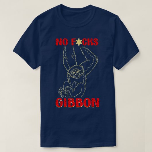 Gibbon Ape Monkey Funny - 2 T-shirt (Design voorkant)