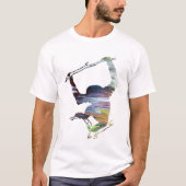 Gibbon art t-shirt (Voorkant)
