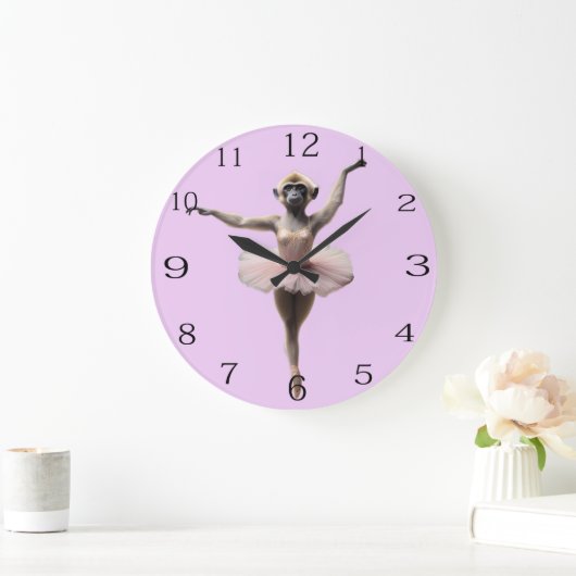 Gibbon Monkey Ballet danser in een tutu, Grote Klok (Huis)