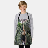 Gibbon Monkey gewoon rondhangen, Kinder Schort (Gedragen)