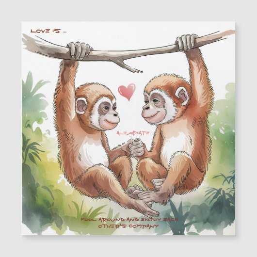 Gibbon Valentijnskaarten (Voorkant)