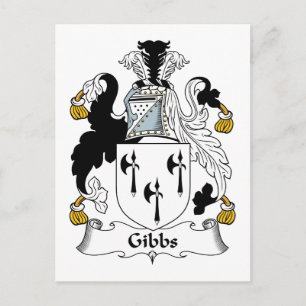 Gibbs Family Crest Briefkaart