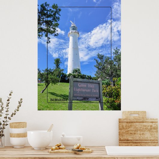 Gibbs Hill Lighthouse Park Poster (Keuken)