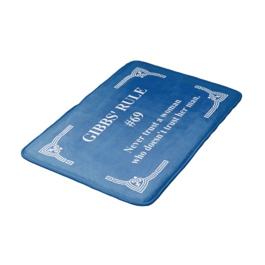 Gibbs' regel 69 badmat (Gekanteld)