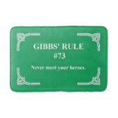 Gibbs' regel 73 badmat (Voorkant)