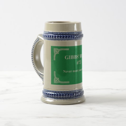 Gibbs' regel 73 bierpul (Voorkant links)