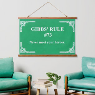 Gibbs' regel 73 hangend wandkleed
