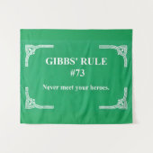 Gibbs' regel 73 wandkleed (Voorkant (horizontaal))