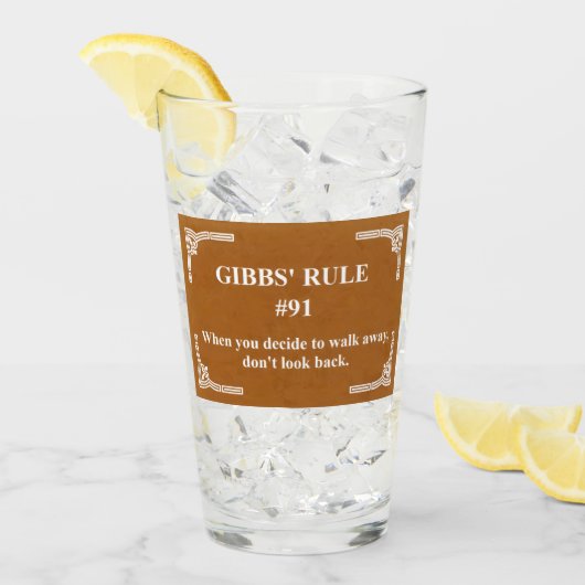 Gibbs' regel 91 glas (Voorkant ijs)