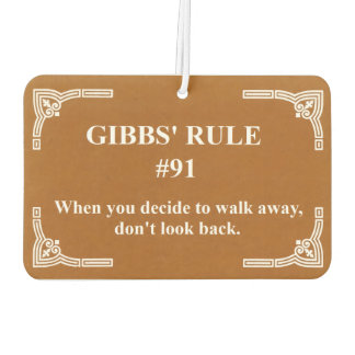 Gibbs' regel 91 luchtverfrisser