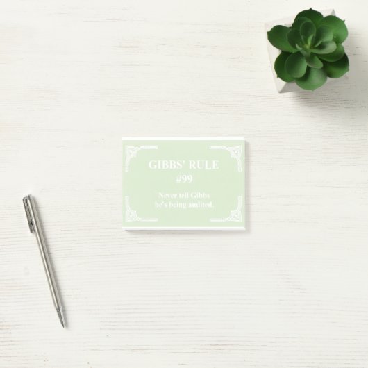 Gibbs' regel 99 post-it® notes (Kantoor)