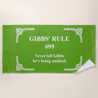 Gibbs' regel 99 strandlaken