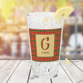 Gibbs Tartan Monogram G Glas
