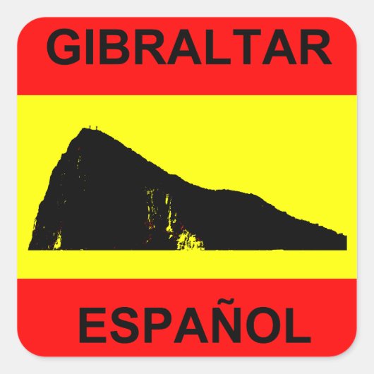 Gibraltar espagnol 20 Autocollants (Devant)