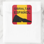 Gibraltar Espanol 6 Vierkante Sticker (Tas)