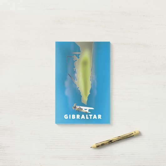 Gibraltar-kaart Post-it® Notes (Op bureau)