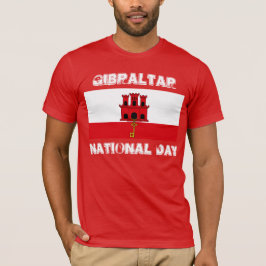 Gibraltar National Day T-Shirt Design