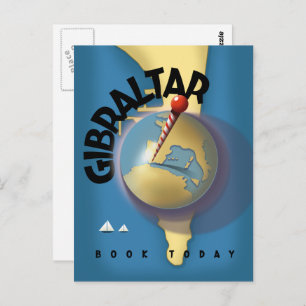 Gibraltar-reisposter Briefkaart