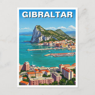 Gibraltar Reizen Briefkaart