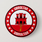 Gibraltar Ronde Button 7,6 Cm (Voorkant)