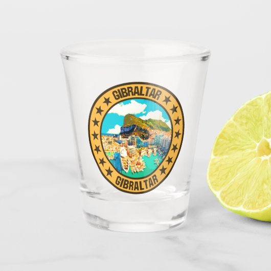 Gibraltar Shot Glas (Voorkant)