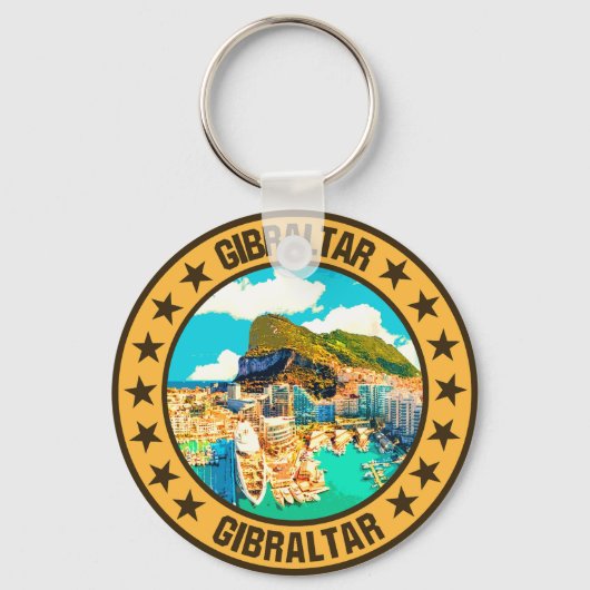 Gibraltar Sleutelhanger (Voorkant)