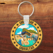 Gibraltar Sleutelhanger (Achterkant)