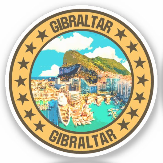 Gibraltar Sticker (Voorkant)