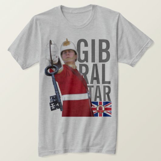 GIBRALTAR T-SHIRT (Design voorkant)