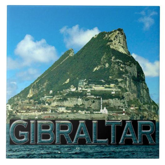 Gibraltar Tegeltje (Voorkant)