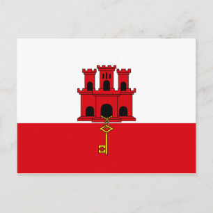 Gibraltar-vlag Briefkaart