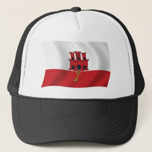 Gibraltar Vlag Hoed Trucker Pet