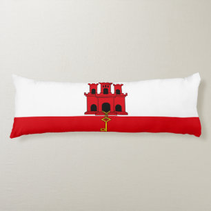 Gibraltar Vlag Lichaamskussen