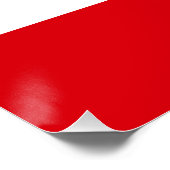 Gibraltar-vlag Perfect Poster (Hoek)