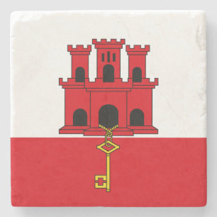 Gibraltar-vlag Stenen Onderzetter
