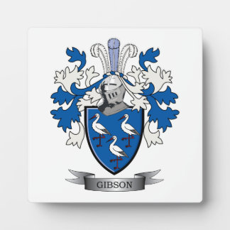 Gibson Family Crest Coat of Arms Fotoplaat