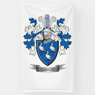 Gibson Family Crest Coat of Arms Spandoek