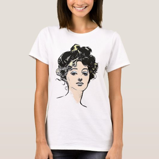Gibson Girl Design T-shirt (Voorkant)