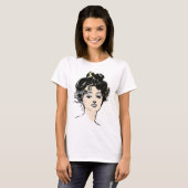 Gibson Girl Design T-shirt (Voorkant volledig)