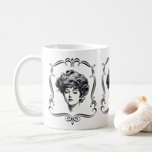 Gibson Girl  kunst Koffiemok