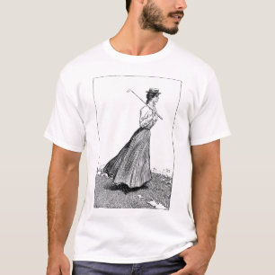 Gibson Girl met Golf Club, 1899 T-shirt