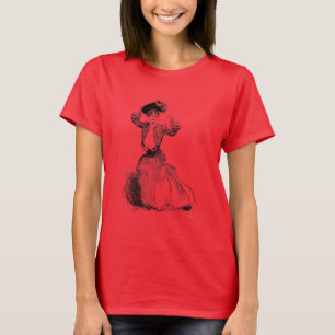 Gibson Girl met Pet, 1904 T-shirt